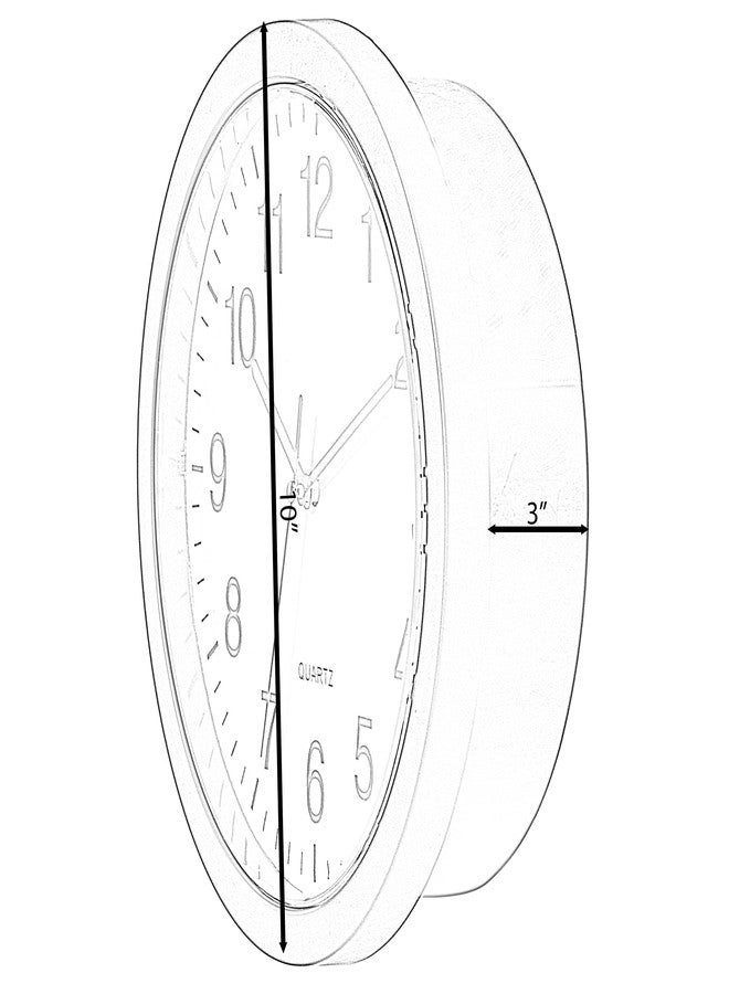 Clockswise Black Wall Mounted Clock with Door for Storage Secret Interior Compartment, Hidden Safe for Storing Valuables - Image 5